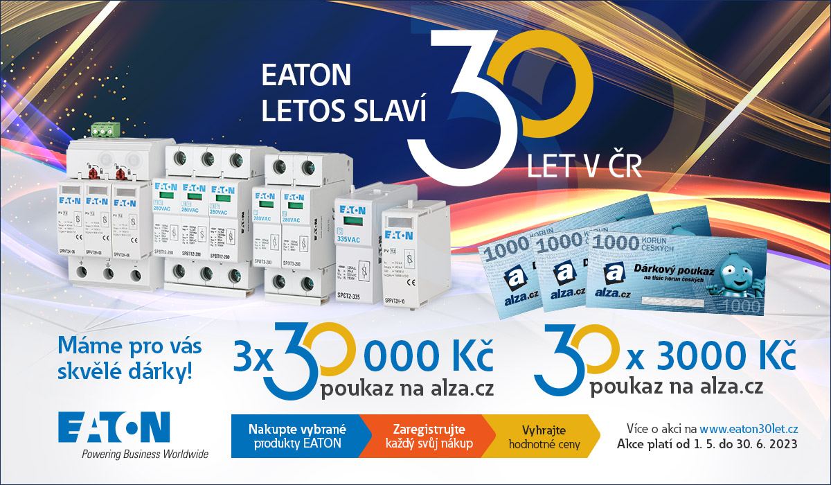 EATON letos slaví 30 let v Česku...